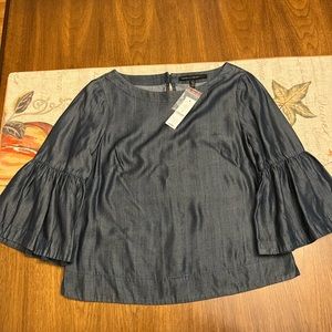 WHBM Bell Sleeve Top